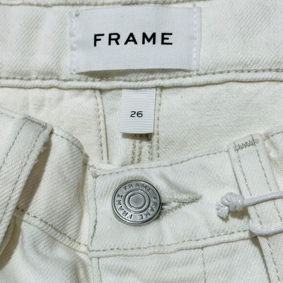 FRAME The Extreme Trouser Women's 26 Natural Clean Denim Flare Leg Jeans NWT - Picture 9 of 11